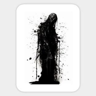 Grungy Grim Reaper Sticker